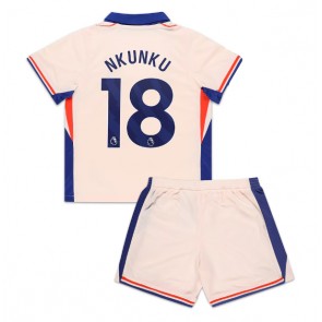 Chelsea Christopher Nkunku #18 Gostujuci Dres za Dječji 2024-25 Kratak Rukavima (+ kratke hlače)